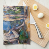 Paul Cezanne - Vijf Bathers Theedoek (Quarter Fold)