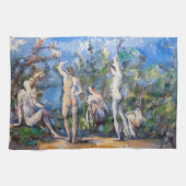 Paul Cezanne - Vijf Bathers Theedoek (Horizontaal)