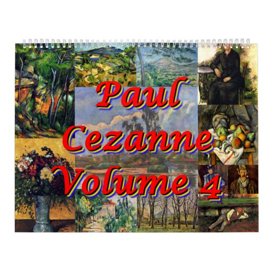 Paul Cezanne Volume 4 Kalender (Hoes)