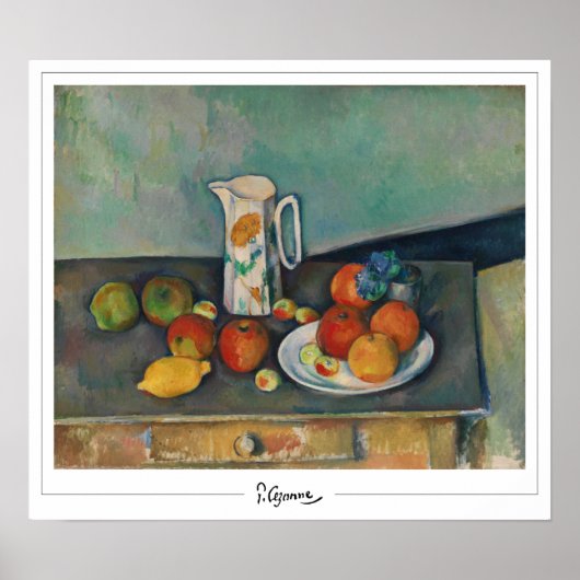Paul Cézanne Zedign Art Poster #16 (Devant)