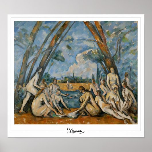 Paul Cézanne Zedign Art Poster #31 (Devant)