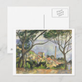 Paul Cezanne | Zee 1878 te Estaque Briefkaart (Voorkant / Achterkant)