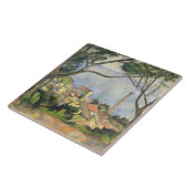 Paul Cezanne | Zee 1878 te Estaque Tegeltje (Zijkant)