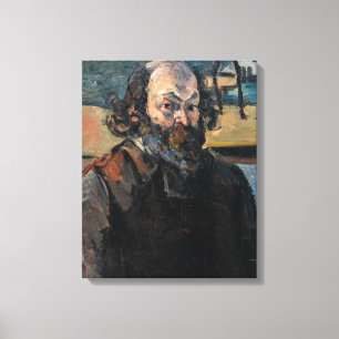 Paul Cezanne - Zelfportret Canvas Afdruk