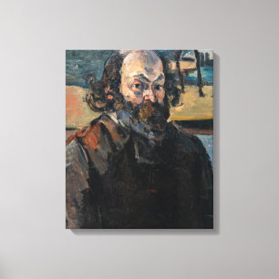 Paul Cezanne - Zelfportret Canvas Afdruk