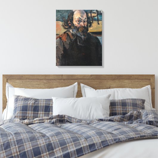 Paul Cezanne - Zelfportret Canvas Afdruk (Insitu (Slaapkamer))