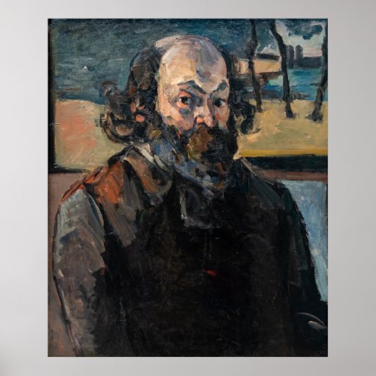 Paul Cezanne - Zelfportret Poster (Voorkant)