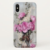 Paul De Longpre Roze Roses in Vase Case-Mate iPhone Case (Achterkant)