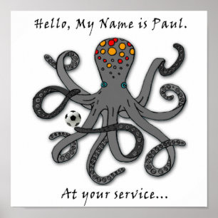 Paul de voetbaloctopus poster