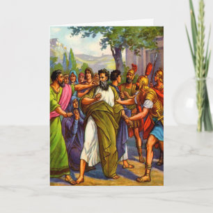 Paul die naar gevangenisWenskaart gaan Kaart