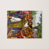 Paul die naar het Ontwerp van het Legpuzzel (Horizontaal)