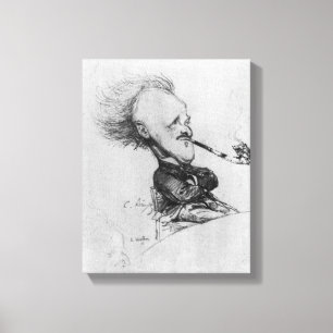 Paul Ferdinand Gachet (1862-1930) c.1887 (potlood  Canvas Afdruk