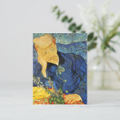Paul Gachet Portret, Vincent van Gogh Briefkaart (Staand voorkant)