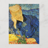 Paul Gachet Portret, Vincent van Gogh Briefkaart (Voorkant)