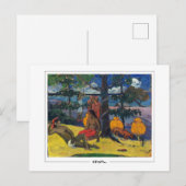 Paul Gauguin #469 - Kunstmatig Briefkaart (Voorkant / Achterkant)