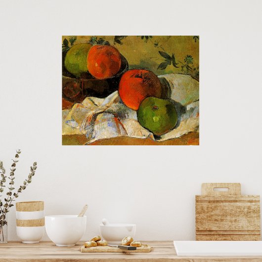 Paul Gauguin - Appels en Kom Poster (Keuken)