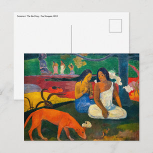 Paul Gauguin - Arearea / De Rode Hond Briefkaart