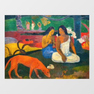Paul Gauguin - Arearea / De Rode Hond Raamsticker