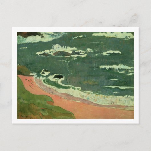 Paul Gauguin | Beach te Le Pouldu, 1889 Briefkaart (Voorkant)