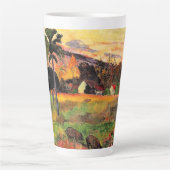 Paul Gauguin beroemd schilderij, Kom hier, Latte Mok (Voorkant)