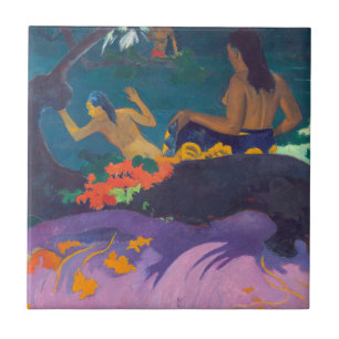 Paul Gauguin - Bij de zee / Fatata te Miti Tegeltje