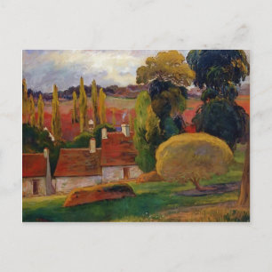 Paul Gauguin-Boerderij in Bretagne Briefkaart