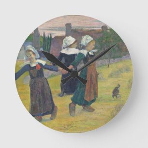 Paul Gauguin Breton Girls Dancing, Pont-Aven, 18 Ronde Klok