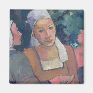 Paul Gauguin Breton Peasants, 1894 (olie op canv Magneet