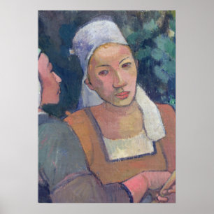 Paul Gauguin Breton Peasants, 1894 (olie op canv Poster