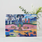 Paul Gauguin - Dag van de God / Mahana no atua Bedankkaart (Staand voorkant)