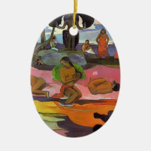 Paul Gauguin - Dag van de Goden Keramisch Ornament