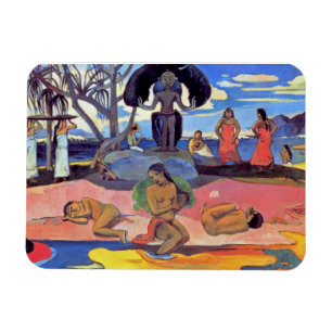 Paul Gauguin - Dag van de Goden - Kunstschilderij Magneet