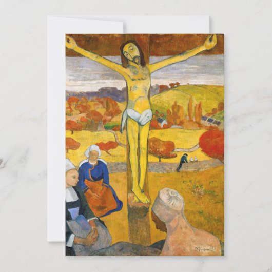 Paul Gauguin - De Gele Christus Kaart (Voorkant)
