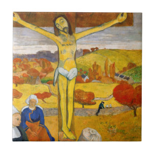Paul Gauguin - De Gele Christus Tegeltje