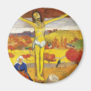 Paul Gauguin De Gele Christus Vintage Fijne Kunst Magneet