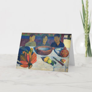 Paul Gauguin - De maaltijd / Bananen Kaart