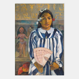 Paul Gauguin - De voorouders van Tehamana Inpakpapier Vel