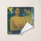 Paul Gauguin - Deux femmes tahitiennes (Gant de toilette)