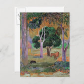 Paul Gauguin | Dominicaans landschap of landschap  Briefkaart (Voorkant / Achterkant)