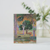 Paul Gauguin | Dominicaans landschap of landschap  Briefkaart (Staand voorkant)