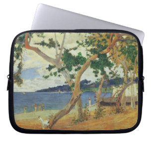 Paul Gauguin Door de Seashore, Martinique, 1887 Laptop Sleeve