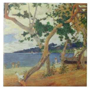 Paul Gauguin Door de Seashore, Martinique, 1887 Tegeltje