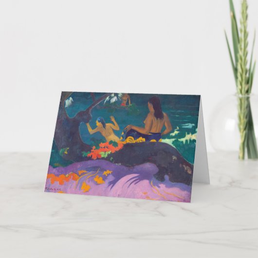 Paul Gauguin - Door het Zee / Fatata te Miti Kaart (Voorkant)