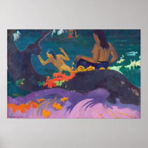 Paul Gauguin - Door het Zee / Fatata te Miti Poster