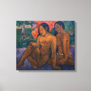 Paul Gauguin en het goud van hun lichamen Canvas Afdruk