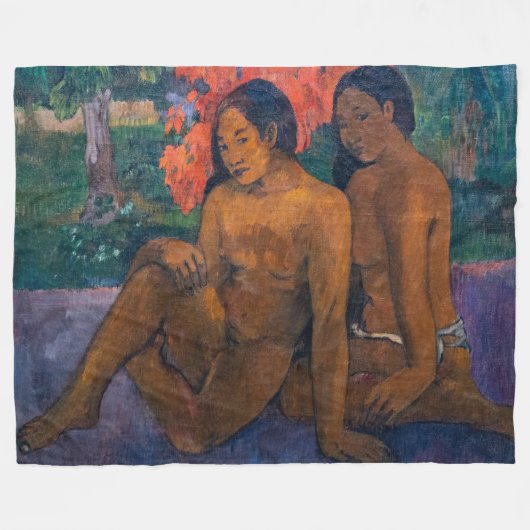 Paul Gauguin en het goud van hun lichamen Fleece Deken (Voorkant (Horizontaal))