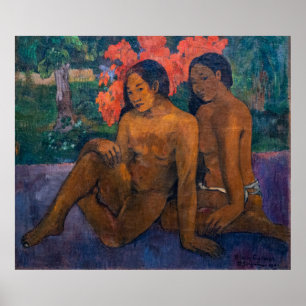 Paul Gauguin en het goud van hun lichamen Poster