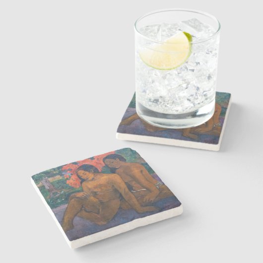 Paul Gauguin en het goud van hun lichamen Stenen Onderzetter (Zijkant)