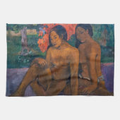 Paul Gauguin en het goud van hun lichamen Theedoek (Horizontaal)