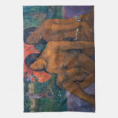 Paul Gauguin en het goud van hun lichamen Theedoek (Verticaal)